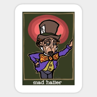 The Mad Hatter Sticker